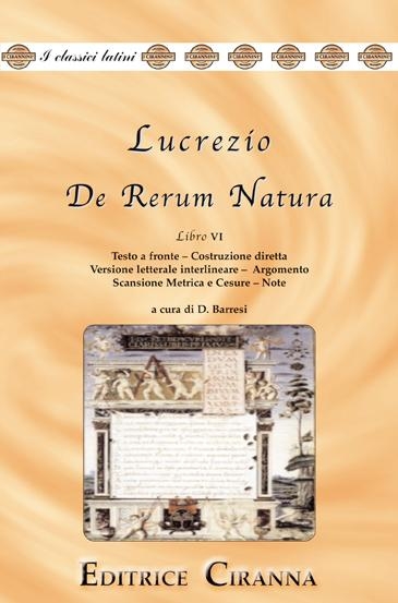 De Rerum Natura libro 6 - Lucrezio - Classici Latini